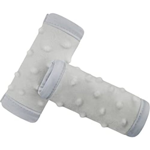 Pro Goleem Car Seat Strap Covers for Babies Unisex Soft Car Seat Strap Shoulder Pads for All Car Seats, Stroller, Pushcar, Small Size Designed for Newborn Gray