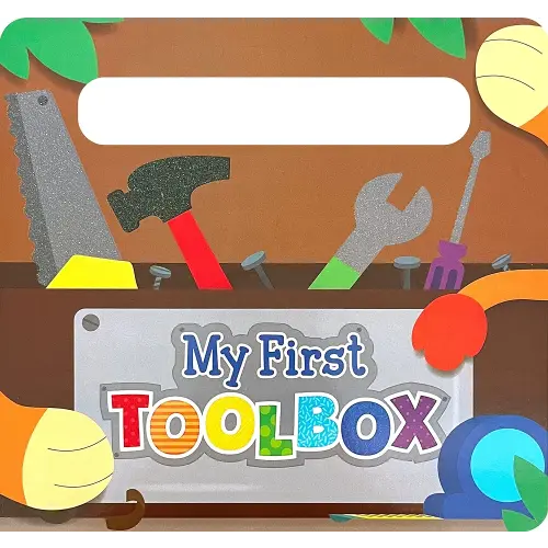 My First Toolbox - Children's Sensory Touch and Feel Board Book with Handle