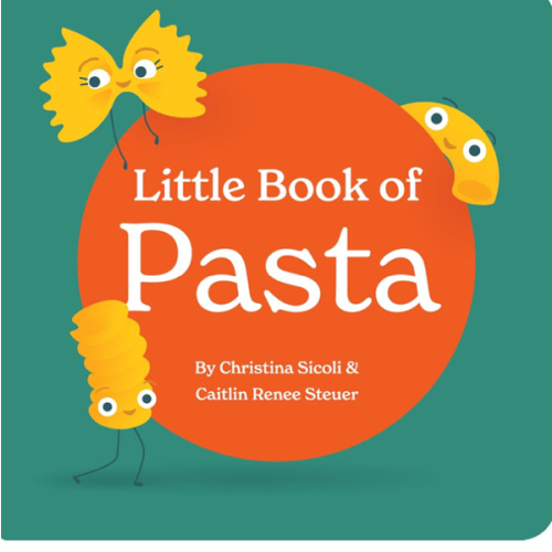 Little Book of Pasta Board Book for Babies and Toddlers about Shapes Read with Phonics and Rhymes Baby Book 0-12 Months Toddler Book Ages 1-4