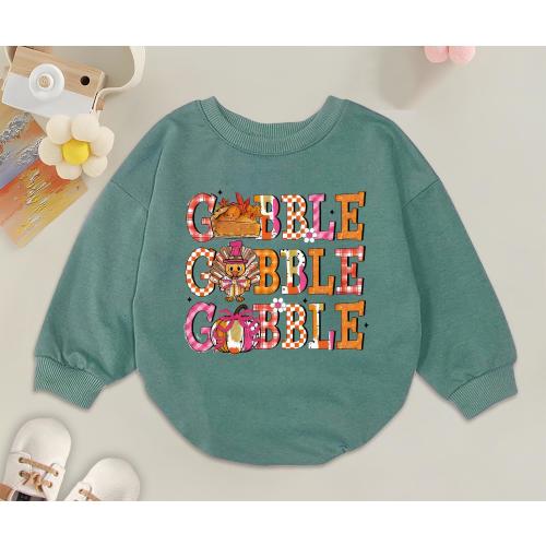 Colorful Coquette Turkey Bubble Romper, Floral Turkey Thanksgiving Baby Outfit, Girl Turkey Fall, Pregnancy Announcement, Turkey Baby Romper