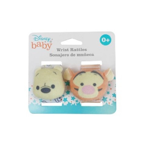 Disney Baby Winnie the Pooh and Tigger Wrist Rattle - 2pk