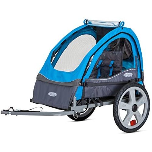 Instep Bike Trailer for Toddlers, Kids, Single and Double Seat, 2-In-1 Canopy Carrier, Multiple Colors