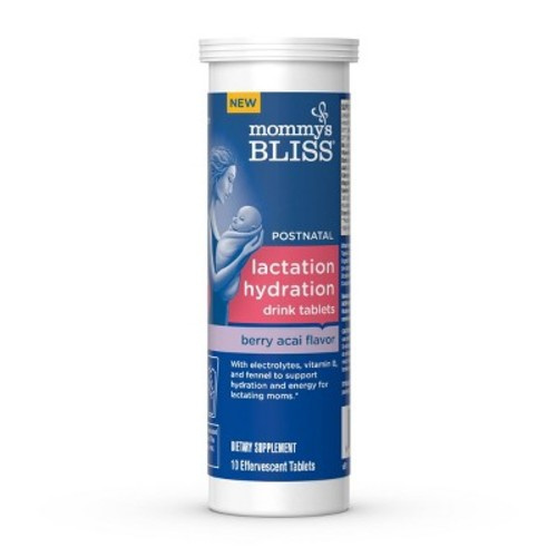 Mommy's Bliss Lactation Hydration Drink Tablets - Berry Acai - 10ct