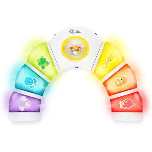 Baby Einstein Glow & Discover Light Bar Musical Activity Station and Tummy Time Toy, Age 3 months+