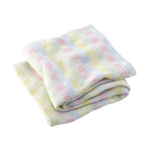 Tourmaline Rainbow Cotton Baby Blanket