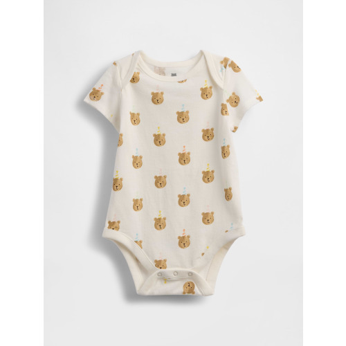 Baby First Favorites Organic Cotton Brannan Bear Bodysuit