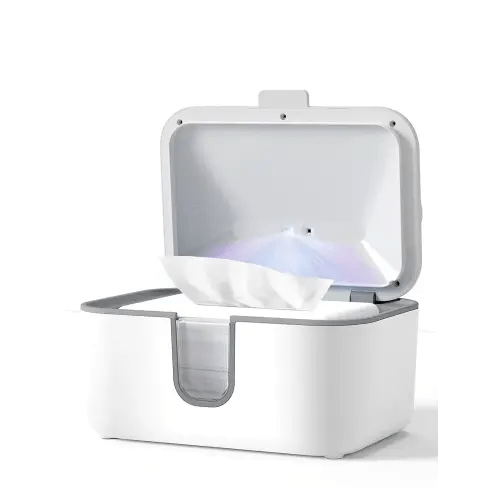 MOMYEASY Baby Wipe Warmer, Surround Even Heating Baby Wet Wipes Dispenser, Diaper Wipe Warmer with Temperature Display and Night Light