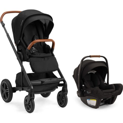 Nuna PIPA aire™ rx infant car seat & MIXX™ next Stroller Travel System, Caviar