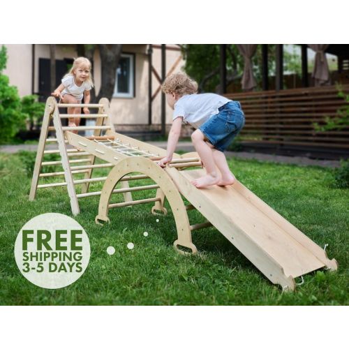 Montessori Toddler Climbing Frame 3in1 Montessori Toys 1 - Etsy
