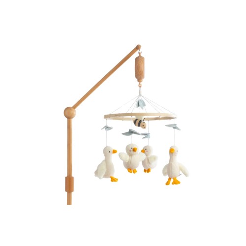 Musical Mobile - Goosey Goosey, White