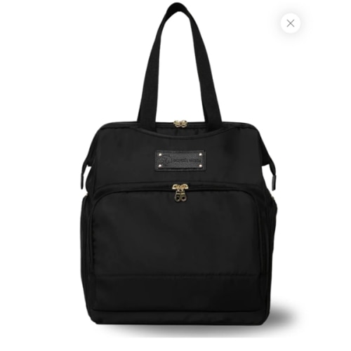 Norah Breast Pump Backpack Black Stylish and Functional Pump Bag for Daily Use – Sarah Wells Bags