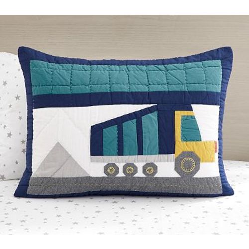 Jax Construction Quilt, Standard Sham, Multi