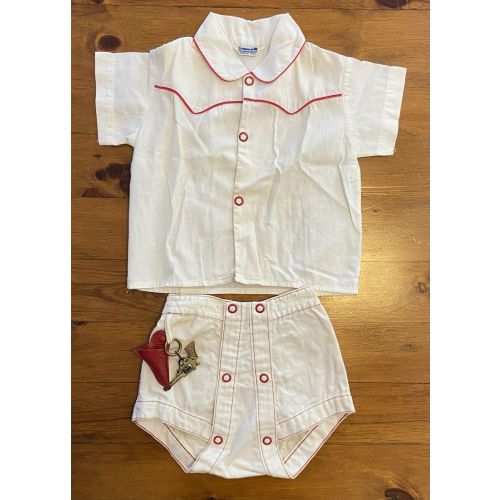 Vintage Randy’s Sportswear Diaper Jeans Infant Baby Cowboy Western 50s 60s