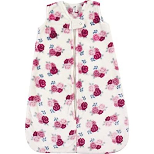 Hudson Baby Unisex Baby Plush Sleeping Bag, Sack, Blanket, Floral, 0-6 Months