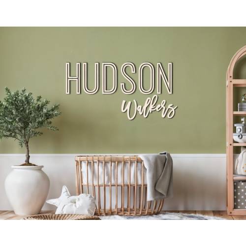 Custom Wood Nursery Name Sign, Custom Nursery Sign, Wooden Name Sign, Wood Sign, Wood Decor, Nursery Decor, Wooden Baby Names, Nursery Names
