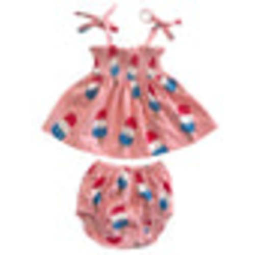 Popsicle Pink / Organic Smocked Set – SpearmintLOVE