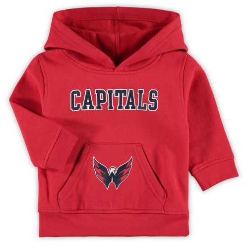 Infant Red Washington Capitals Team Primary Pullover Hoodie