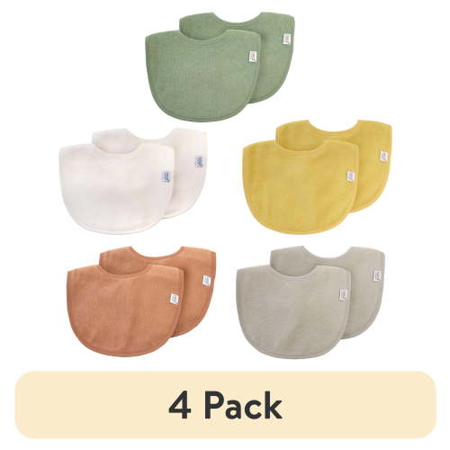 (4 pack) Neat Solutions Unisex 10 Pack Infant Bib