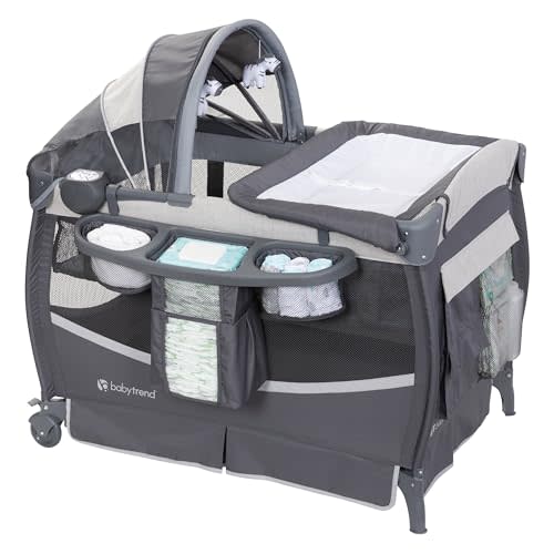 Baby Trend Deluxe II Nursery Center, Misty Grey