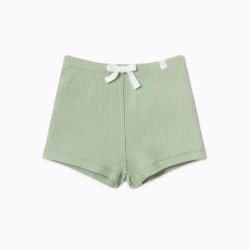 Ribbed Shorts - Sage