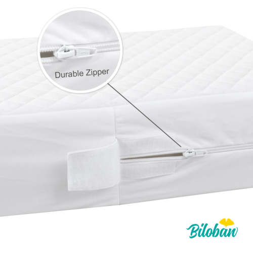 Zippered Crib Mattress Protector - Waterproof