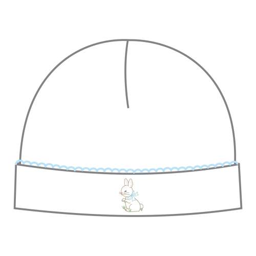 Vintage Bunny Hat - Blue