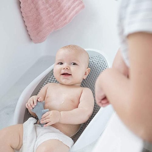 Angelcare Baby Bath Support, Grey 0 to 6 Month (Pack of 1)