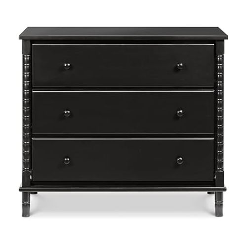 Davinci Jenny Lind Spindle 3-Drawer Dresser in Ebony