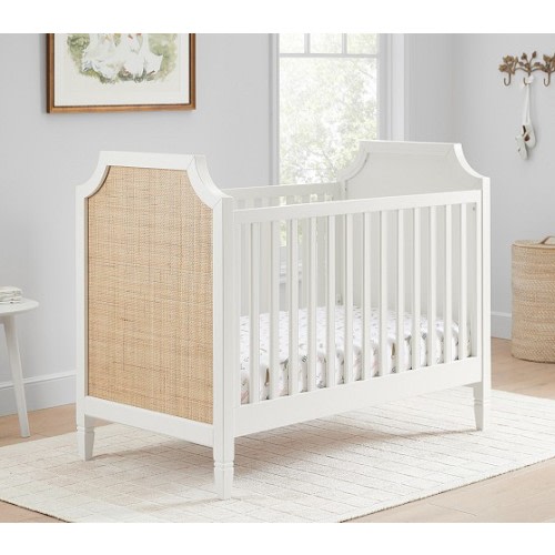 Ava Regency Caned Endpanel Crib | Pottery Barn Kids