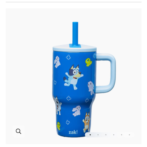 Kids Straw Tumbler with Handle - Bluey, 16 oz. – zak.com