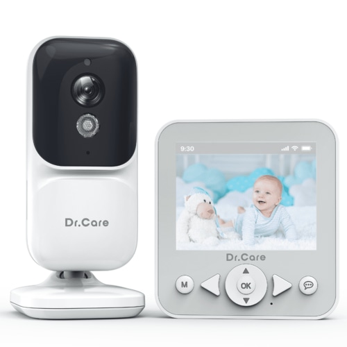 Dr.Care 2.8" Video Baby Monitor with Camera and Audio, Night Vision, Real Timeï¼VOX Mode, Temperature Sensor
