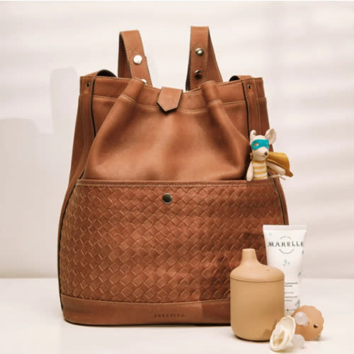 JOSEFINA BACKPACK BROWN Braided