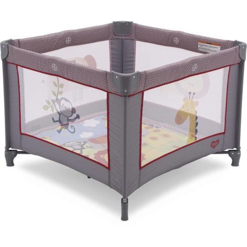 Delta Children 36 x 36 Play Yard, Fun in The Jungle
