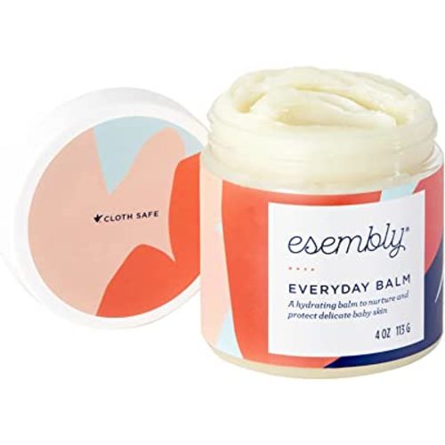 Esembly Everyday Balm, Organic Diaper Balm for Delicate Baby Skin, Diaper Rash Prevention, Multiple Uses Including Nipple Cream, Cradle Cap, Dry and Chapped Skin, Made in USA, 4oz