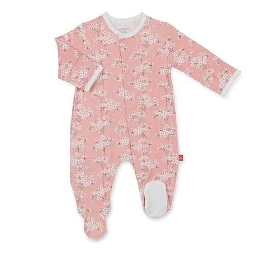 Magnetic Me Footie Pajamas Soft Modal Baby Sleepwear with Quick Magnetic Fastener | Boys and Girls Sleeper Preemie-24 Months