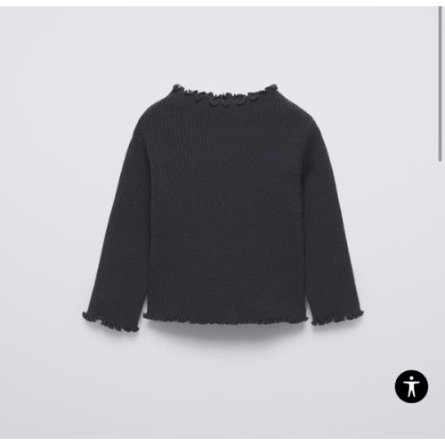 RIBBED KNIT SWEATER - Dark gray | ZARA United States