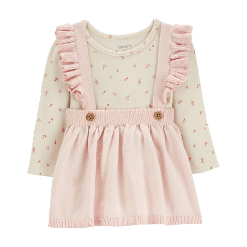 Baby 2-Piece Long-Sleeve Bodysuit & Sweater Knit Jumper Set - Carter's | Carter's