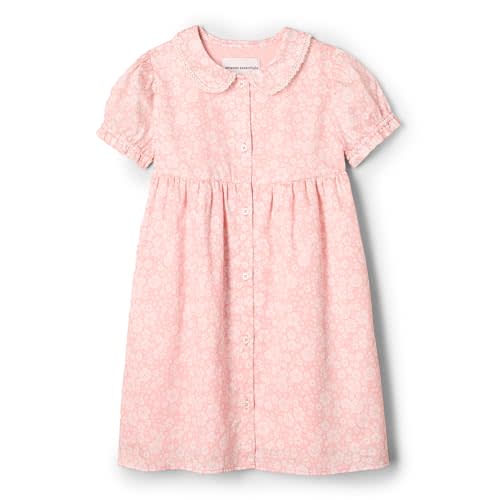 Amazon Essentials x Sofia Grainge Toddlers and Baby Girls' Cotton Sateen Dress with Collar