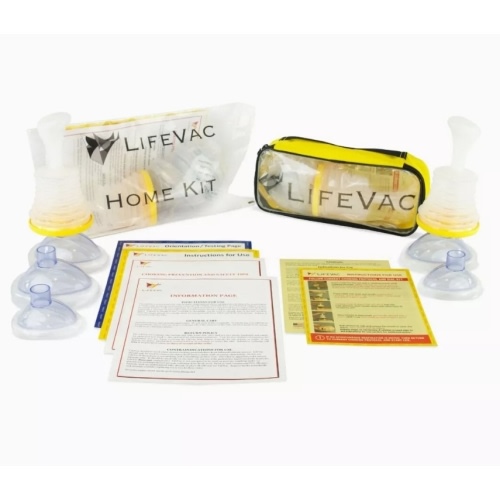 LifeVac Home and Travel Kit Bundle - Toddler and Adult Choking First Aid Device