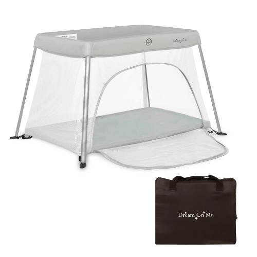 Dream On Me Travel Light Playard with Mesh Zipper Door