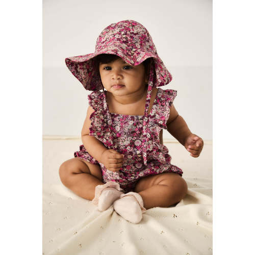 Organic Cotton Madeline Playsuit - Garden Print – Jamie Kay USA
