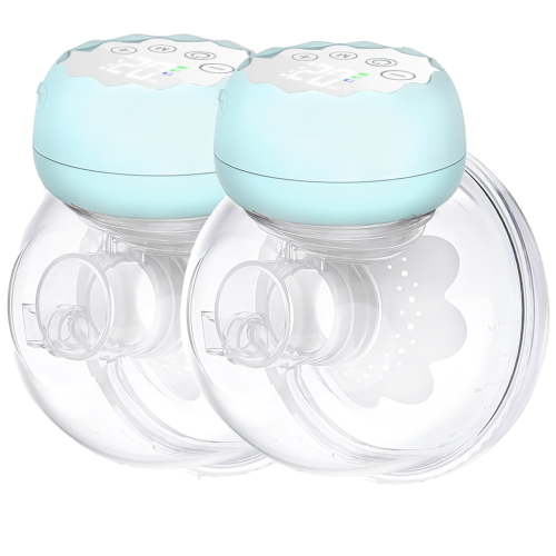 Yadala Breast Pump, Hands Free Breast Pump Portable Electric Breast Pump with 4 Modes & 12 Levels, 2 Pack, Blue