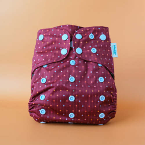 Patterned Pocket Cloth Diaper with Athletic Wicking Jersey