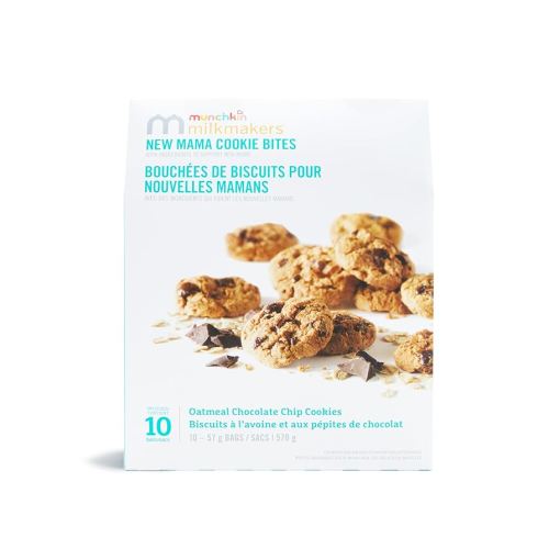 Milkmakers New Mama Cookie Bites, Oatmeal Chocolate Chip, 10 Count, 570g