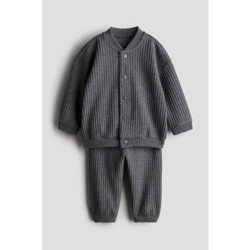 2-piece Waffled Jersey Set