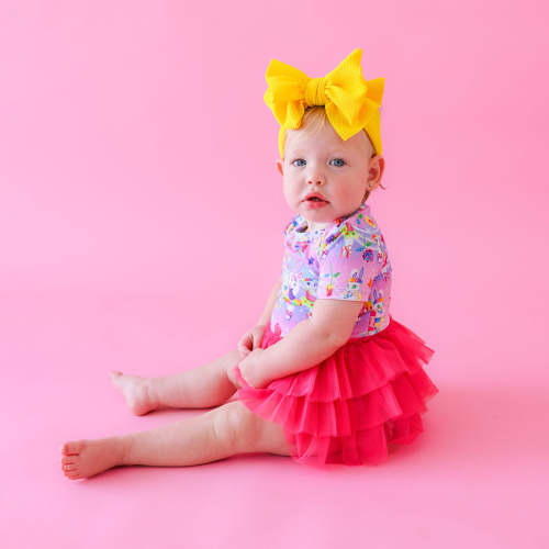 Lisa Frank® Ballerina Bunnies Tulle Skirt Bodysuit Dress