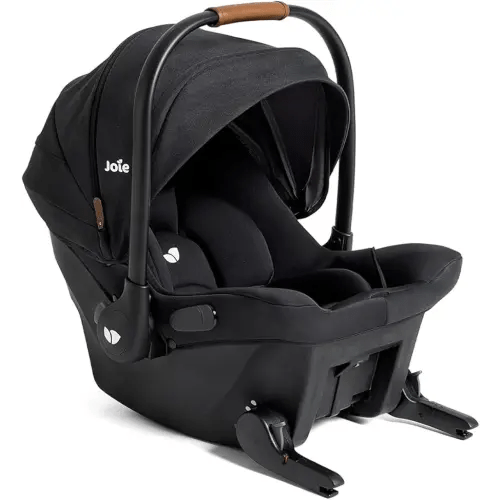 Joie Mint Latch Base-Free Infant Car Seat – Lightweight, Built-in Rigid Latch Connectors and Side-Impact Protection – No Base Installation Required, Travel-Friendly Design (Shale Dark)