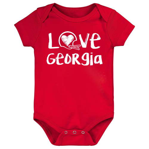 Future Tailgater Loves Chalk Art Baby Bodysuit for Georgia Fans