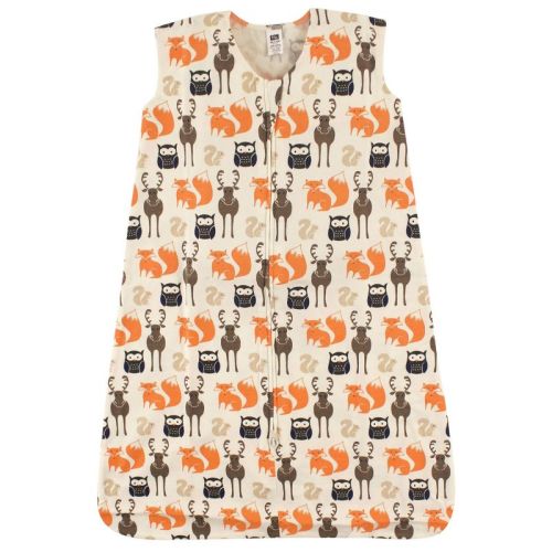 Hudson Baby Infant Boy Cotton Sleeveless Wearable Sleeping Bag, Sack, Blanket, Forest, 6-12 Months