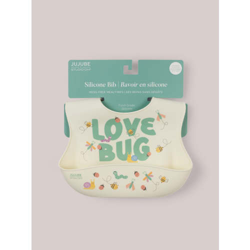 Silicone Bib - Love Bug